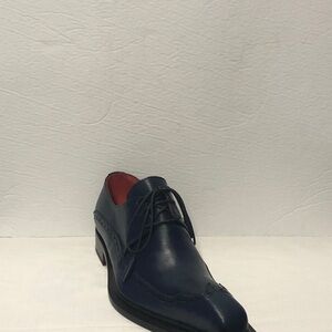 Emilio Franco shoes navy oxford point toe Italian